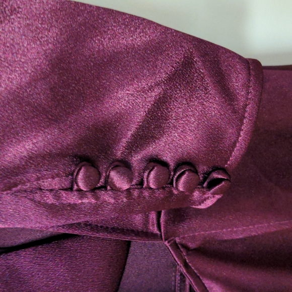 Topshop Satin Tie Back Midi Dress Size 10 - Picture 10 of 12